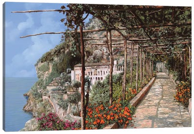 L’Albergo Dei Cappuccini Amalfi Canvas Art Print - Italy Art