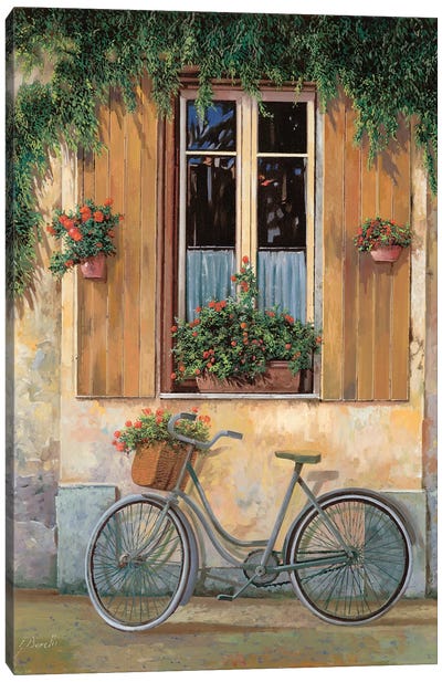 La Bici Canvas Art Print - Guido Borelli