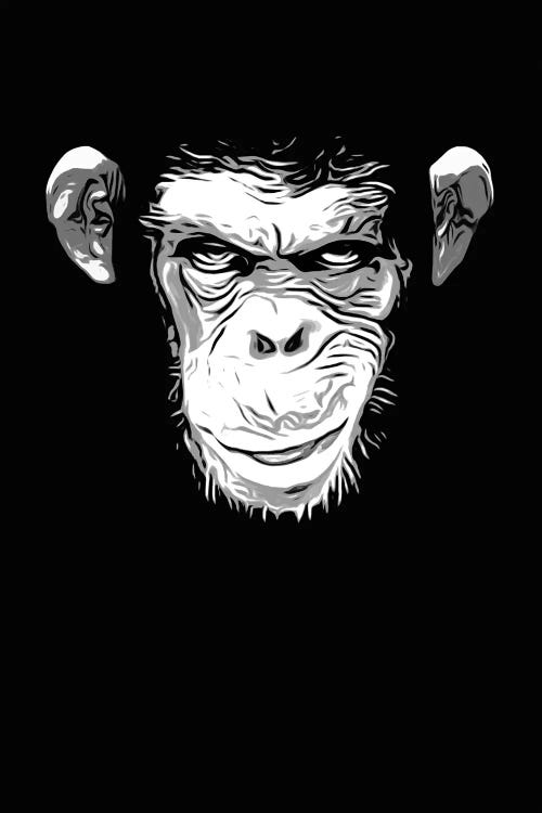 Evil Monkey by Nicklas Gustafsson wall art