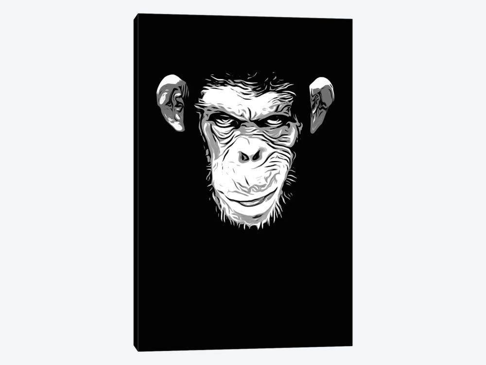 Evil Monkey by Nicklas Gustafsson 1-piece Canvas Art