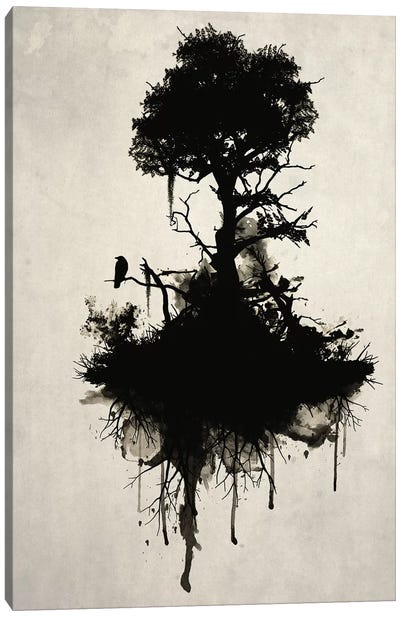 Last Tree Standing Canvas Art Print - Nicklas Gustafsson