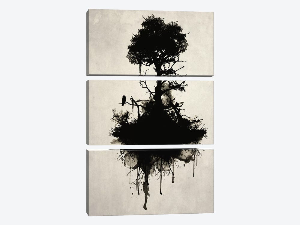 Last Tree Standing by Nicklas Gustafsson 3-piece Canvas Print