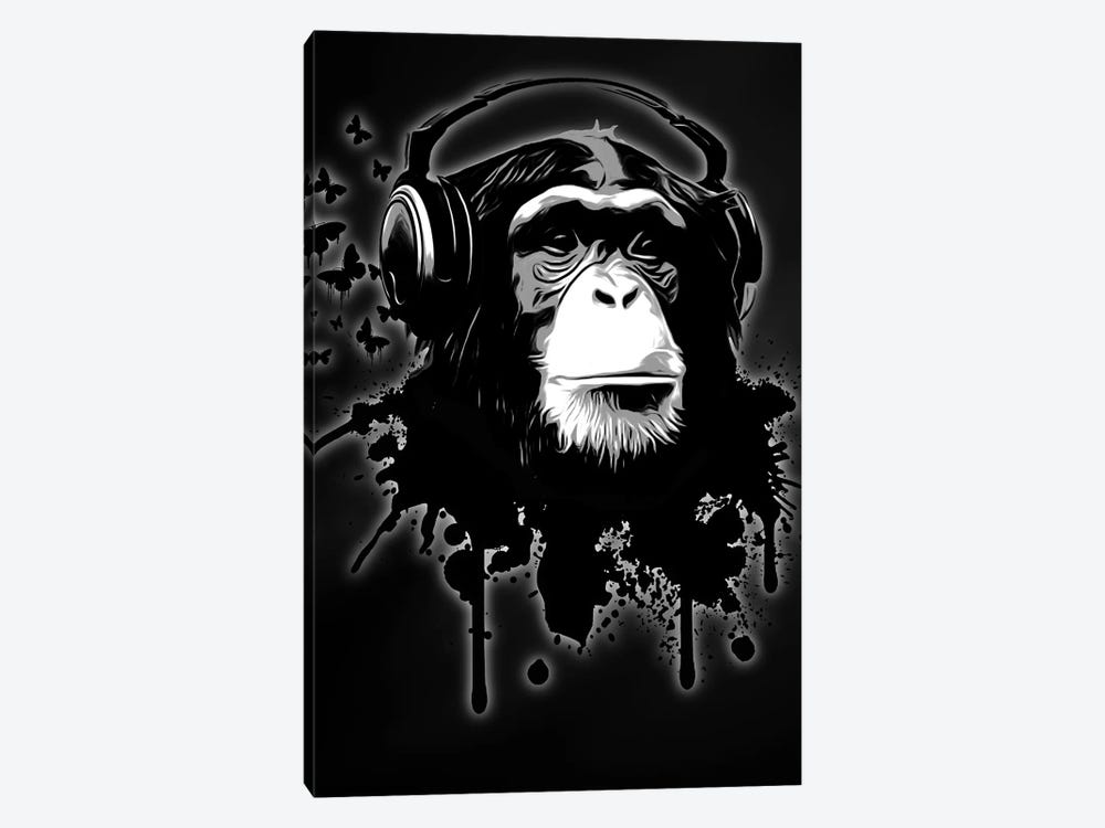 Monkey Business by Nicklas Gustafsson 1-piece Canvas Wall Art
