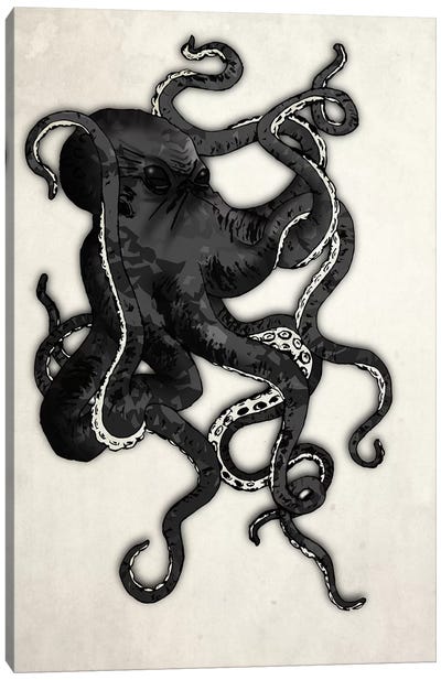 Octopus Canvas Art Print - Nicklas Gustafsson