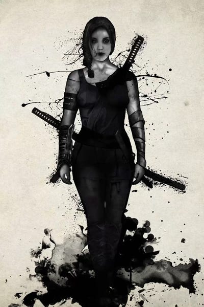 Onna Bugeisha by Nicklas Gustafsson framed wall art