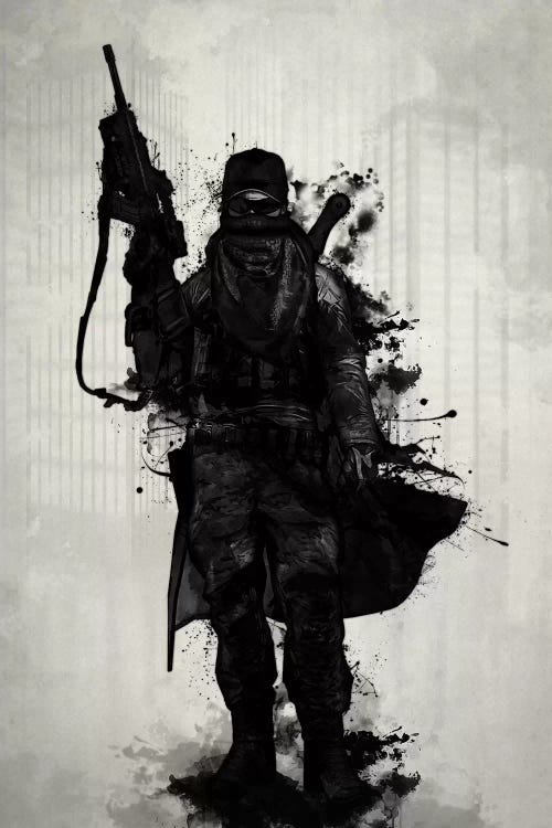 Post-Apocalyptic Warrior by Nicklas Gustafsson wall art