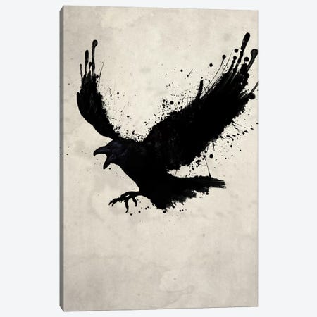 Raven Canvas Print #GUS26} by Nicklas Gustafsson Canvas Art