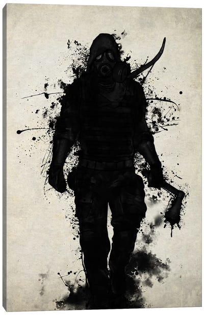 Apocalypse Hunter Canvas Art Print - Warrior Art