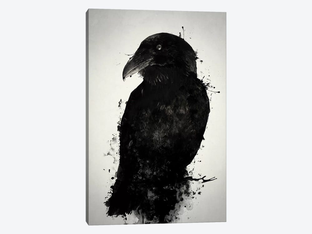 The Raven by Nicklas Gustafsson 1-piece Canvas Wall Art