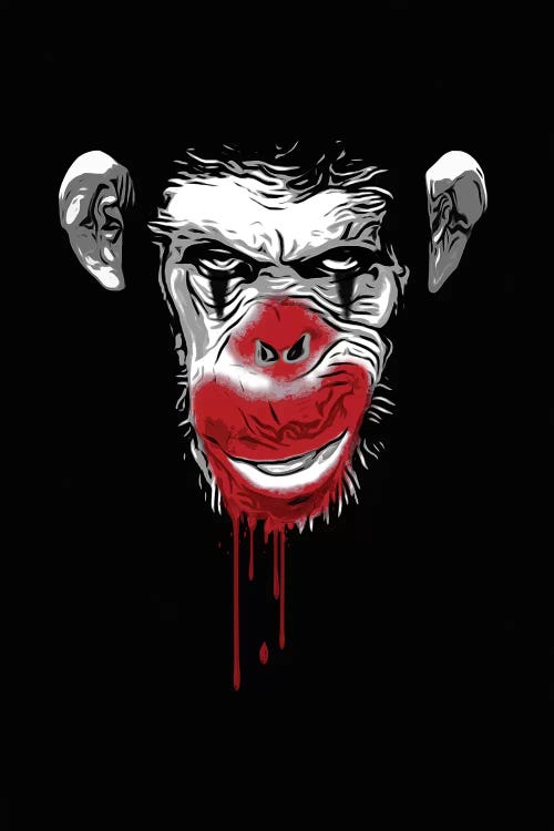 Evil Monkey Clown