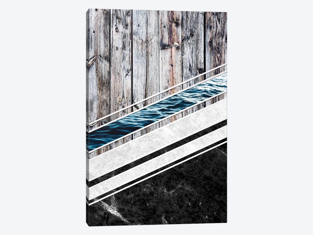 Striped Materials Of Nature I by Nicklas Gustafsson 1-piece Canvas Wall Art