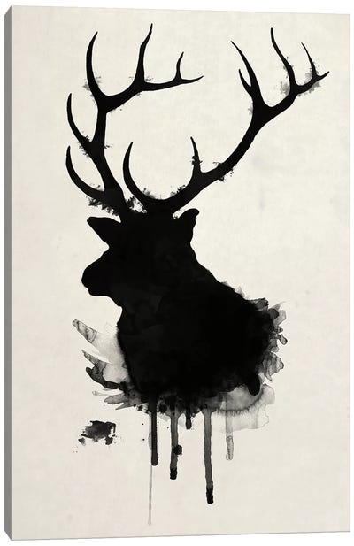 Elk Canvas Art Print - Nicklas Gustafsson