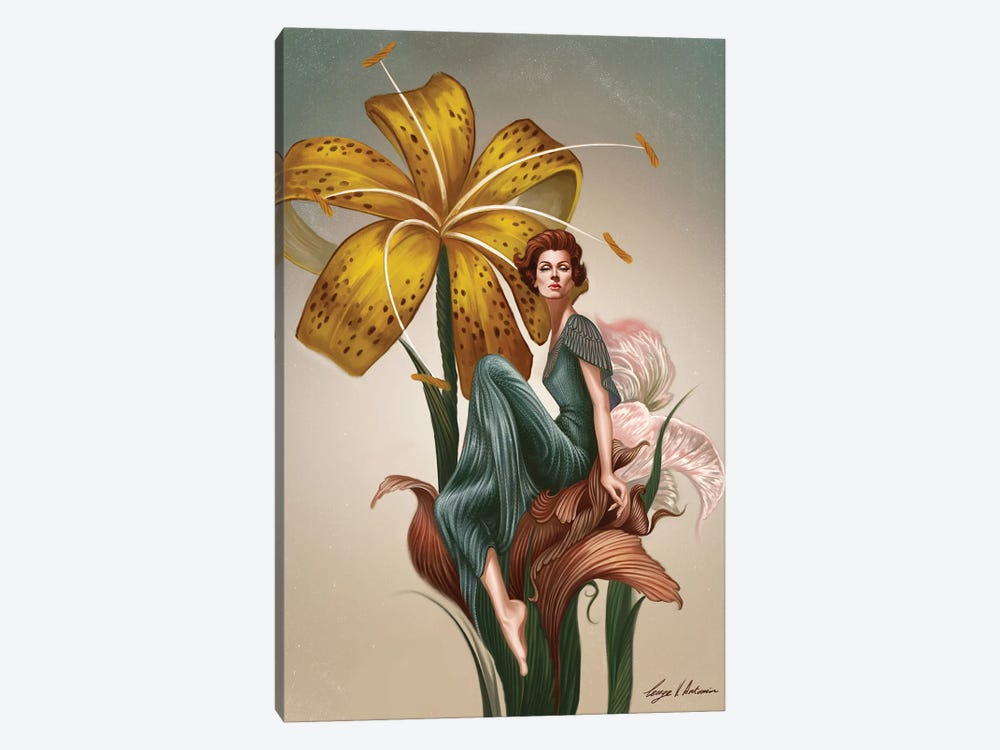 Marella In The Garden Of Eden by George V. Antoniou 1-piece Canvas Art Print