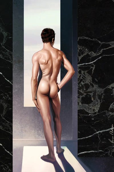 Life Imitates Art: Male Nude by George V. Antoniou