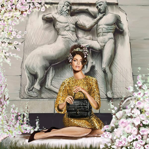 Modern Muses & Statues: Elgin Bianca by George V. Antoniou