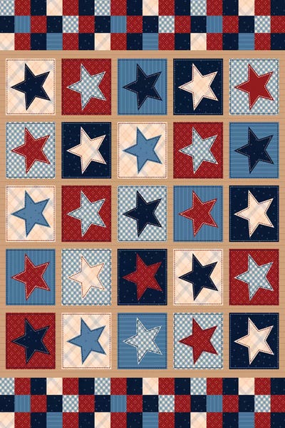 Pink Light Studio: Americana Patriotic Patches II by Gail Veillette