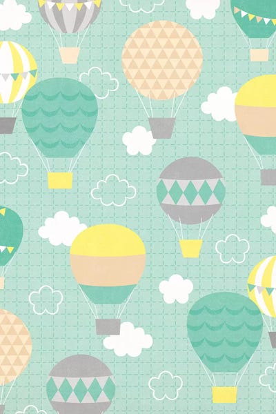 Pink Light Studio: Away We Go III by Gail Veillette