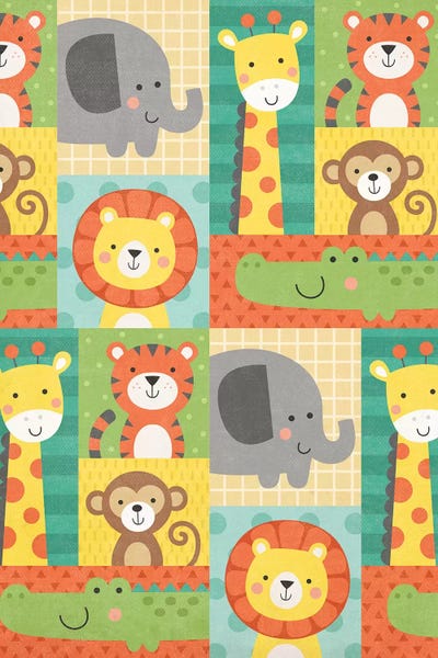 Wild About Baby III by Gail Veillette framed canvas print