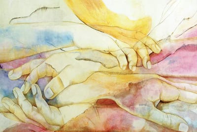 Entre Mis Manos VII by Gabriela Villarreal canvas print