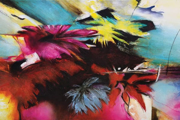 Colorful Abstracts: Nectar De La Vida II by Gabriela Villarreal