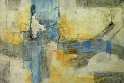 Serie Abstracto Azul II by Gabriela Villarreal canvas print