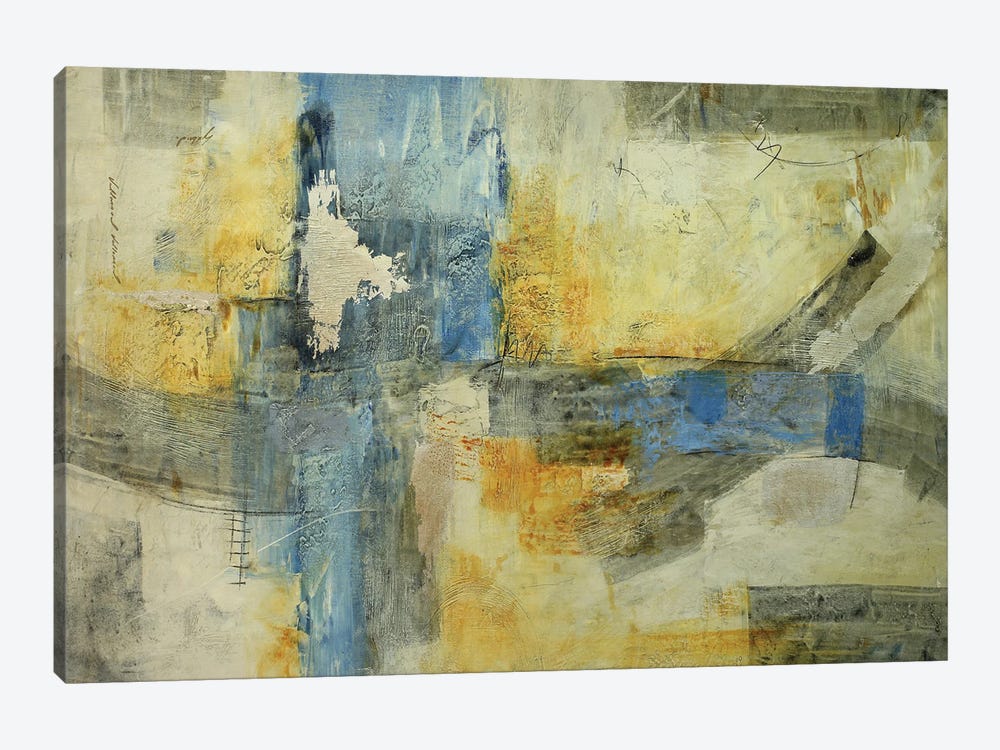 Serie Abstracto Azul II by Gabriela Villarreal 1-piece Canvas Print