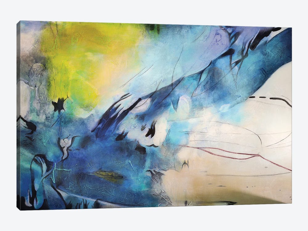 Explosión Aqua II by Gabriela Villarreal 1-piece Art Print