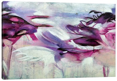 Jardín Purpura I Canvas Art Print - Gabriela Villarreal