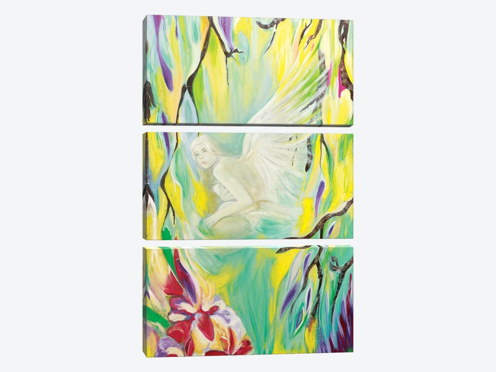 Angel De Cristal I by Gabriela Villarreal 3-piece Canvas Art Print