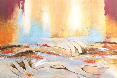 Entre Mis Manos I by Gabriela Villarreal multi panel art