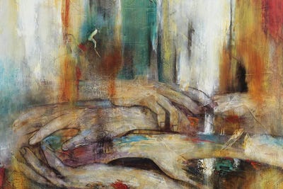 Entre Mis Manos II by Gabriela Villarreal framed wall art