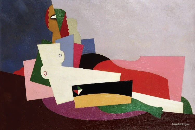 Nude Reclining (Nu Allongé), 1923 by Georges Valmier wall art
