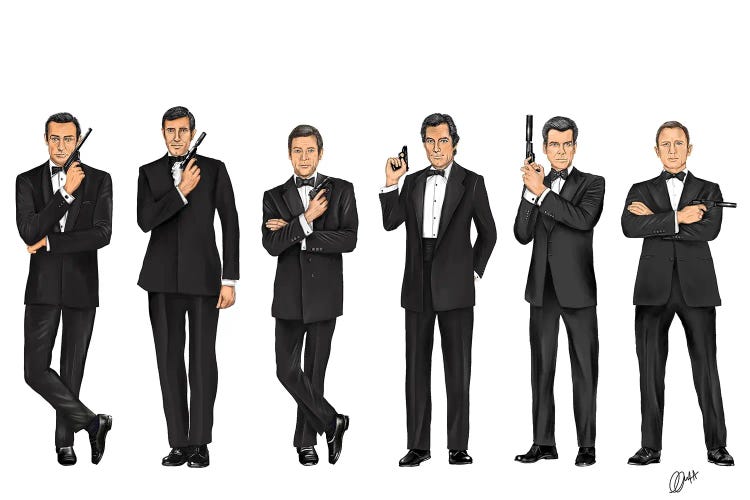 James Bond 007 - Through The Years