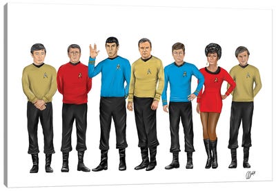 Star Trek Canvas Art Print - Spock