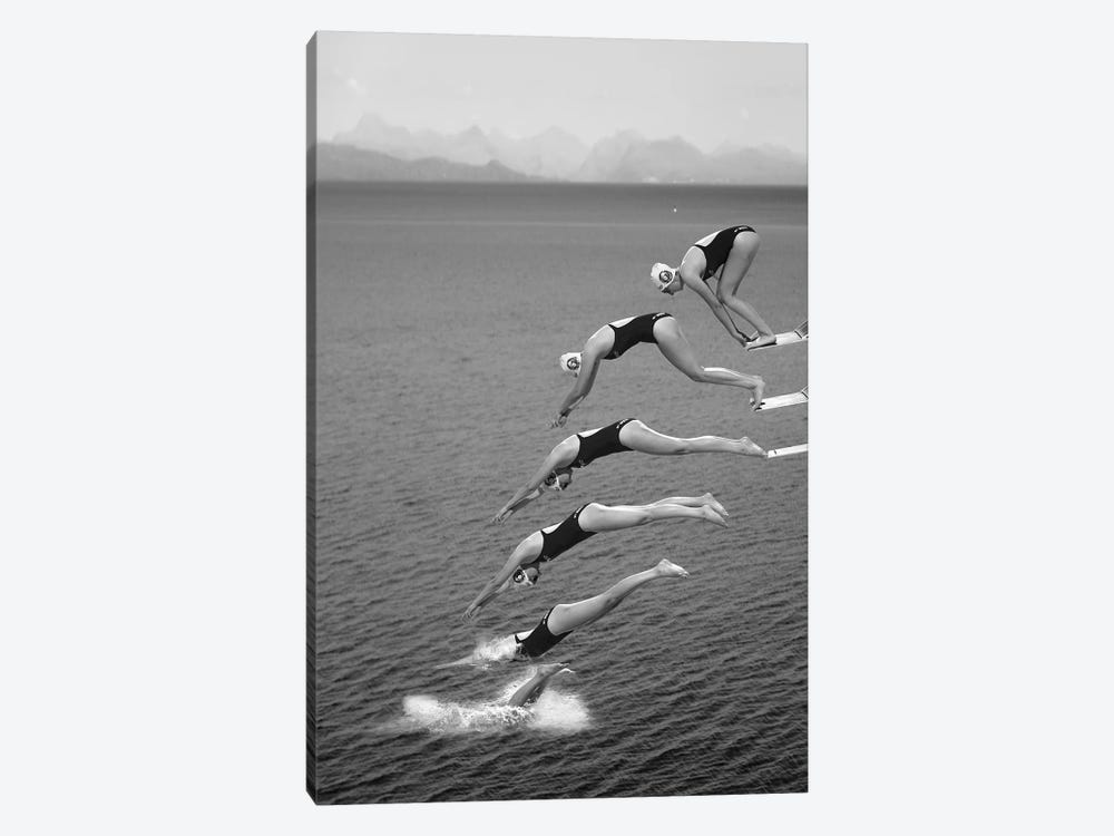 The Beauty Of Diving by Greetje van Son 1-piece Canvas Artwork
