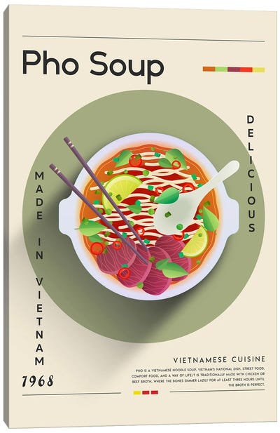 Pho Soup I Canvas Art Print - GastroWorld
