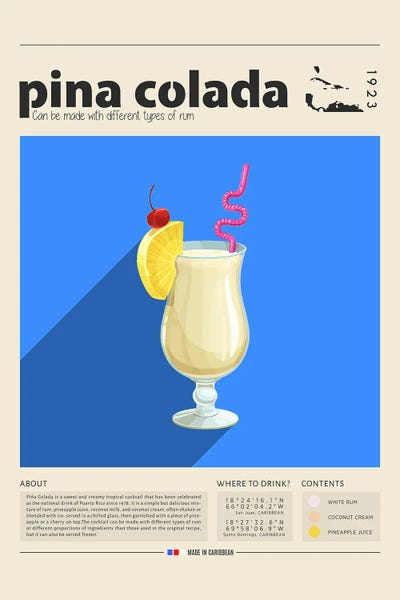 Caribbean Culture: Pina Colado by GastroWorld