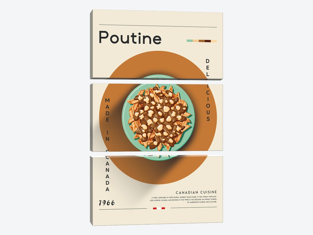 Poutine I by GastroWorld 3-piece Art Print