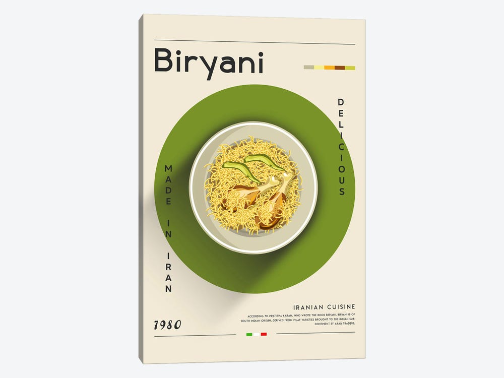 Biryani by GastroWorld 1-piece Canvas Artwork