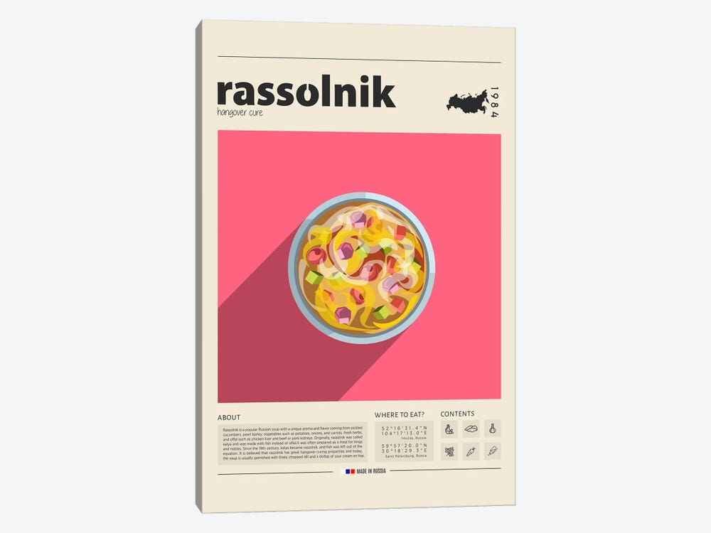 Rassolnik by GastroWorld 1-piece Canvas Artwork