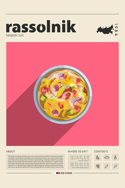 Food & Drink Posters: Rassolnik by GastroWorld