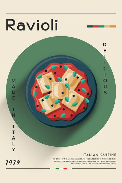 Food & Drink Posters: Ravioli I by GastroWorld