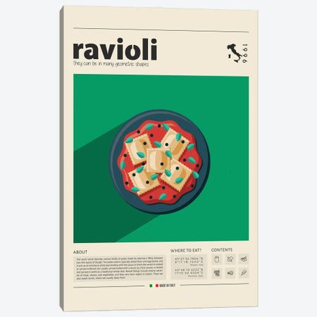 Ravioli Canvas Print #GWD124} by GastroWorld Canvas Artwork