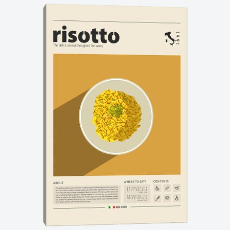 Risotto Canvas Print #GWD125} by GastroWorld Canvas Artwork