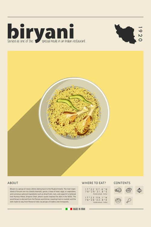 Biryani I by GastroWorld wall art