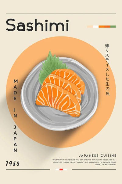 Japanese Culture: Sashimi II by GastroWorld