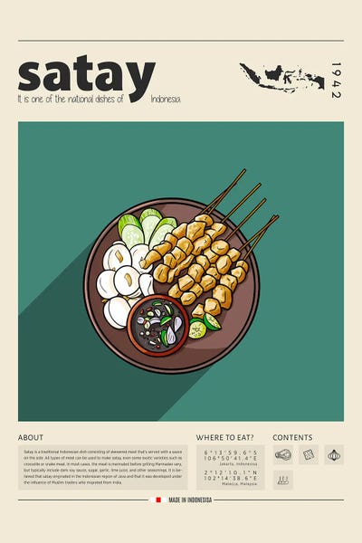 Southeast Asian Culture: Satay II by GastroWorld