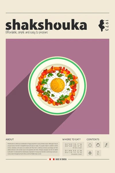 Food & Drink Posters: Shakshouka by GastroWorld