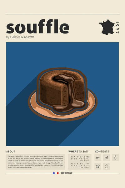 Food & Drink Posters: Souffle by GastroWorld