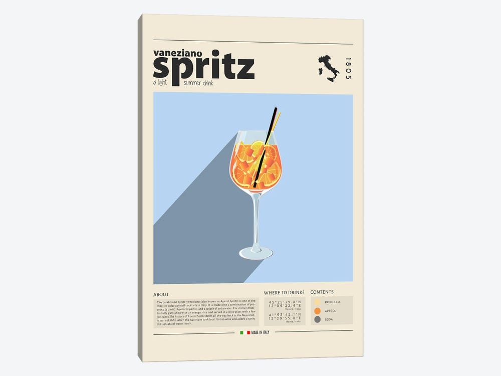 Spritz by GastroWorld 1-piece Canvas Print
